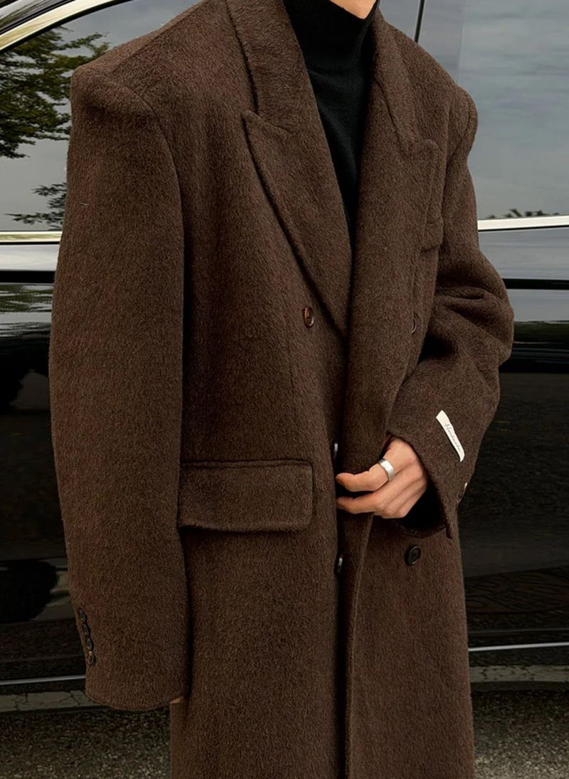 [F/W] Handmade mohair double long coat(3color)