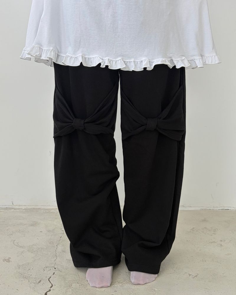 Ruffle Boxy Pocket Tee