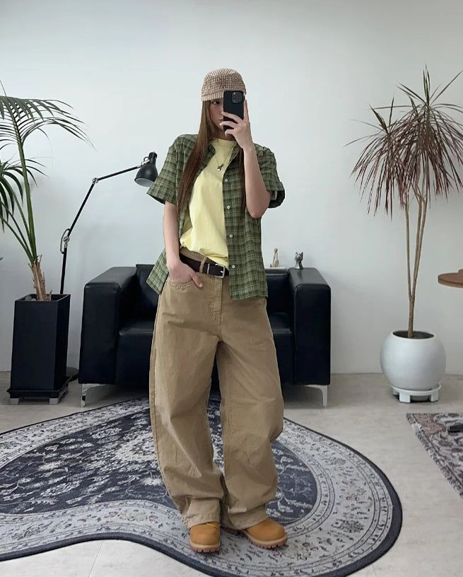 Kate Roll-Up Check Shirt