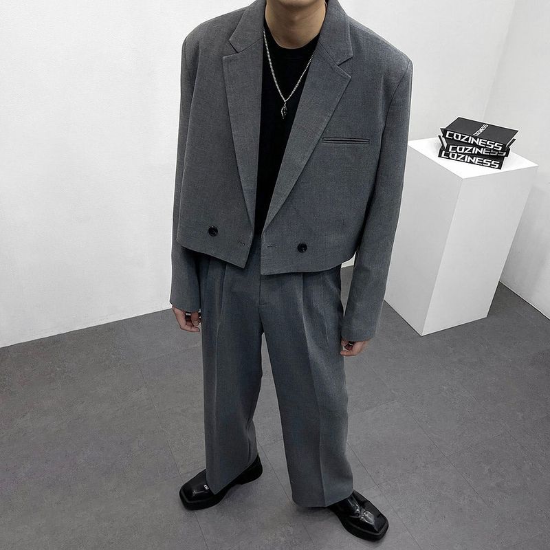 CR More Crop Double Jacket (Set - Up