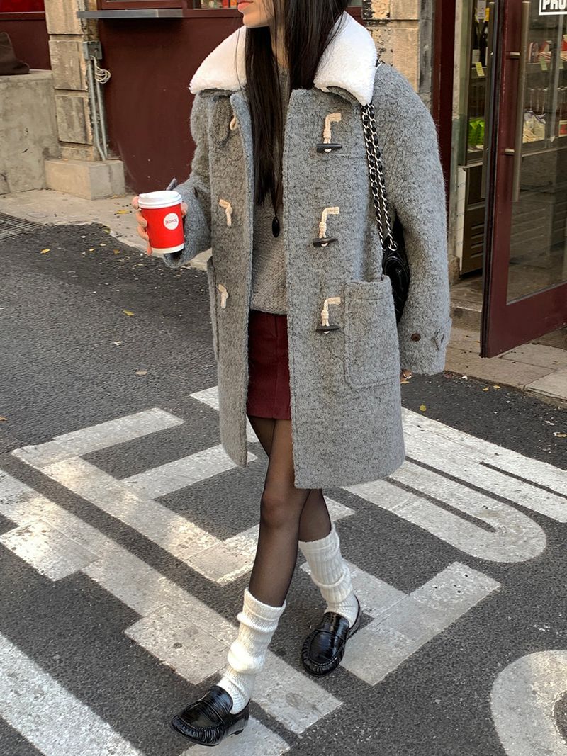 [MADE] ROIT WOOL ALPACA HANDMADE SHEARLING KARA COAT