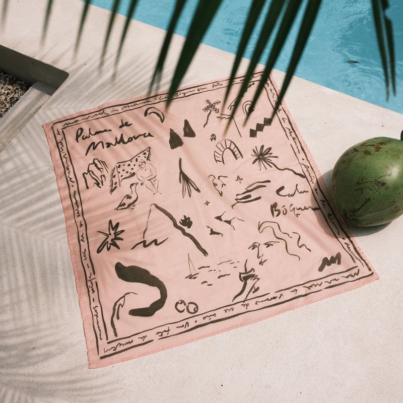 [Organic Scarf] Mallorca - Pink