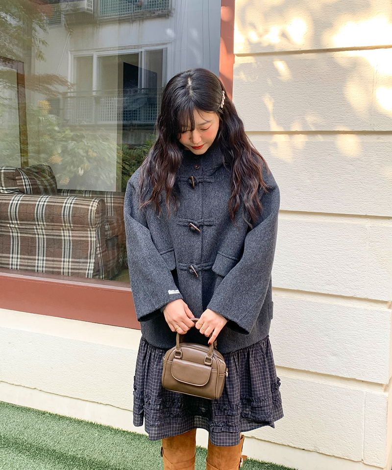 Duffle Half-Length Handmade Coat Jacket