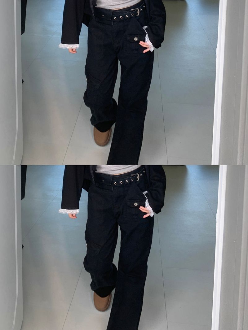 Wander Pocket Cargo Work Line Long Pants 