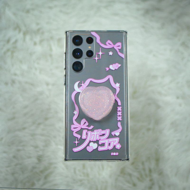 【MADE】glitter Heart Smart Tok / Pesto 23.