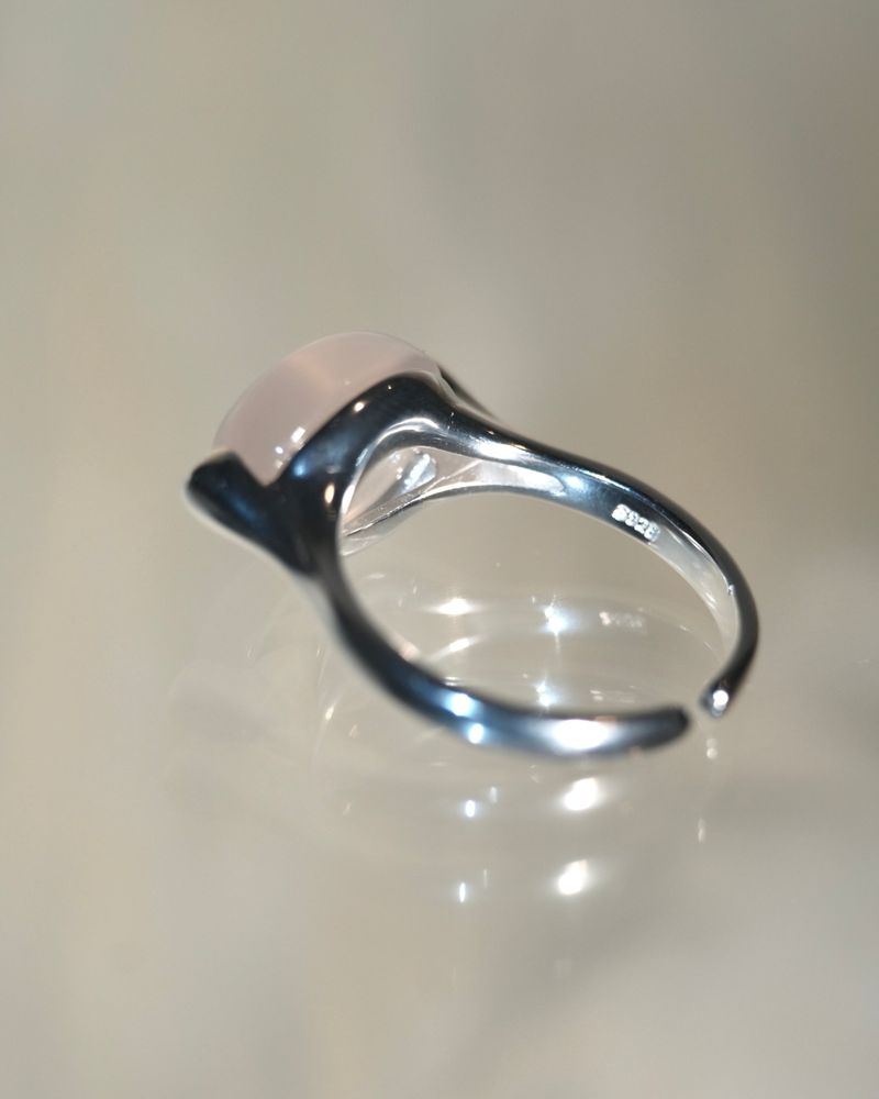 JELLYBEAN STONE OPEN RING