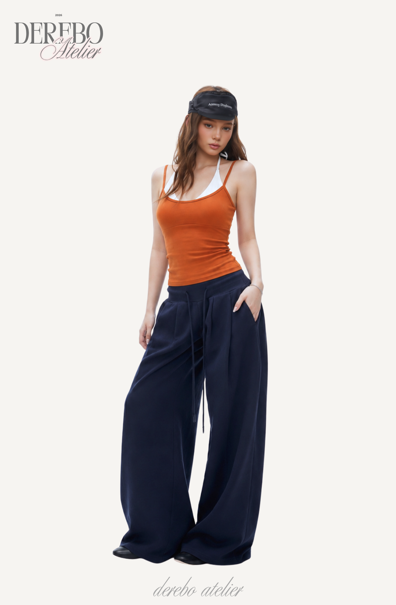 double halter pad sleeveless top