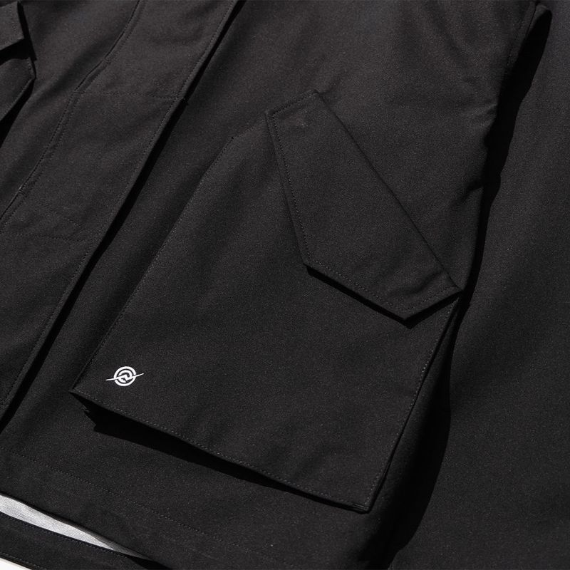 3 Layer Hard Shell Short-Jacket - BLACK