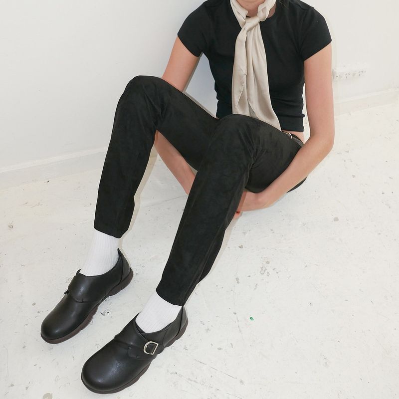 Monk 0043. Belted Loafers - 2colors