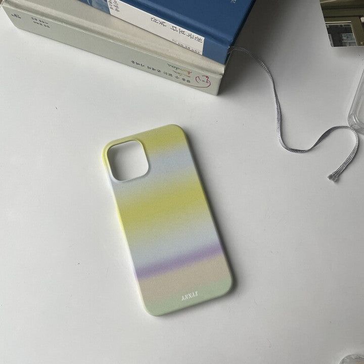 [purply yellow gradation hard case]