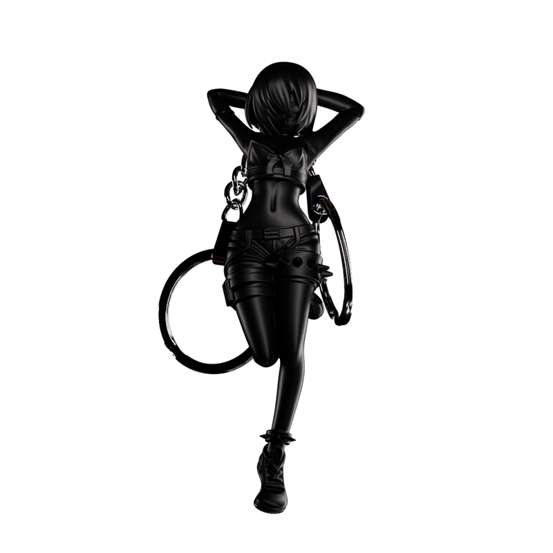 KUROKAMI MOTEL（クロカミモーテル）の「Jane Doe Keychain - Black（Toys/Key Holders）」