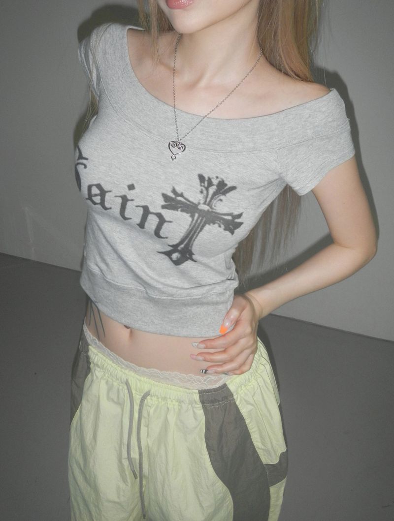 saint scoop neck top (5 color)