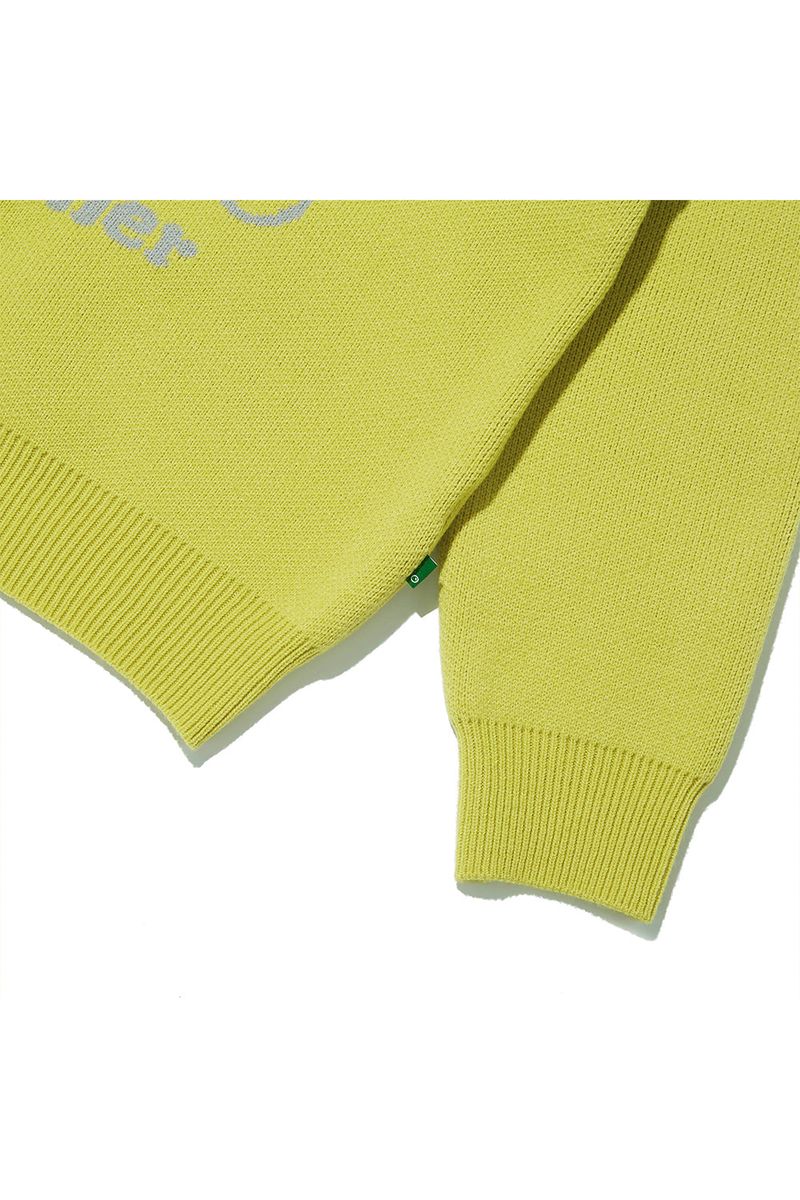 HTT Jacquard Knit_Lime
