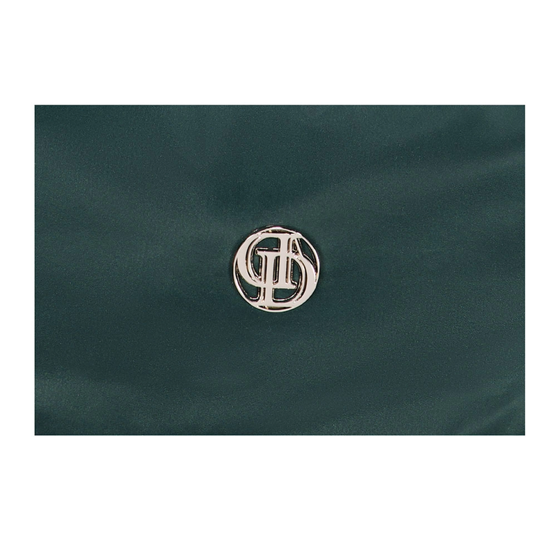 SOFT GLOSSY CROSS BAG_DEEP GREEN