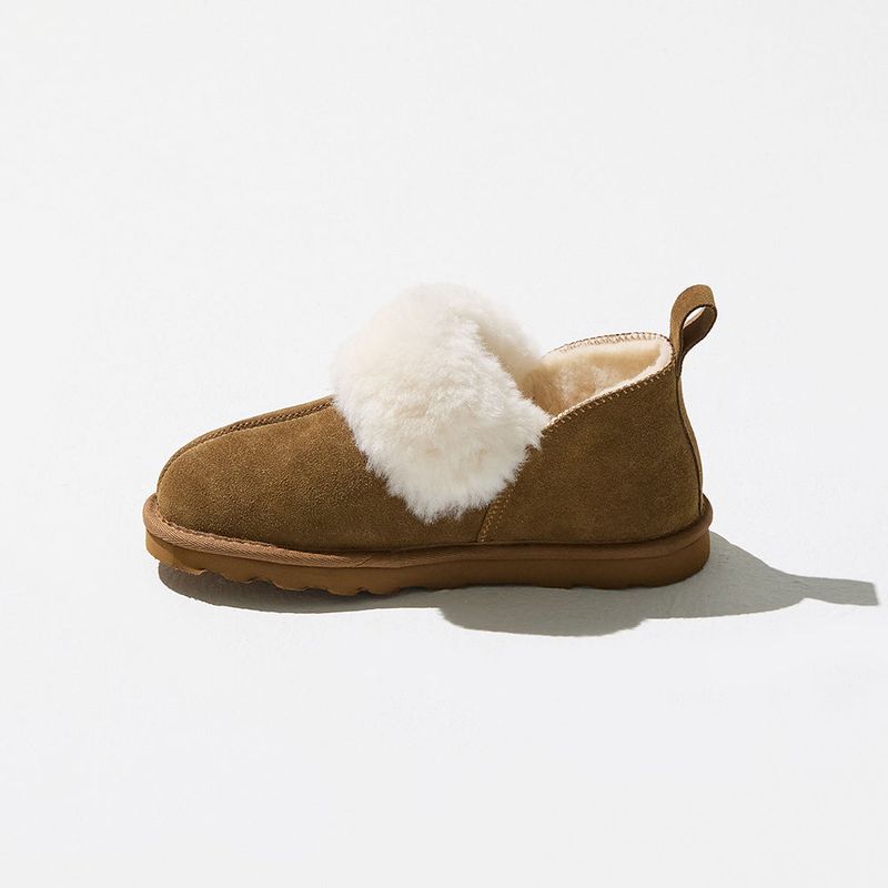 Toasty Fur Shoes - Chestnut