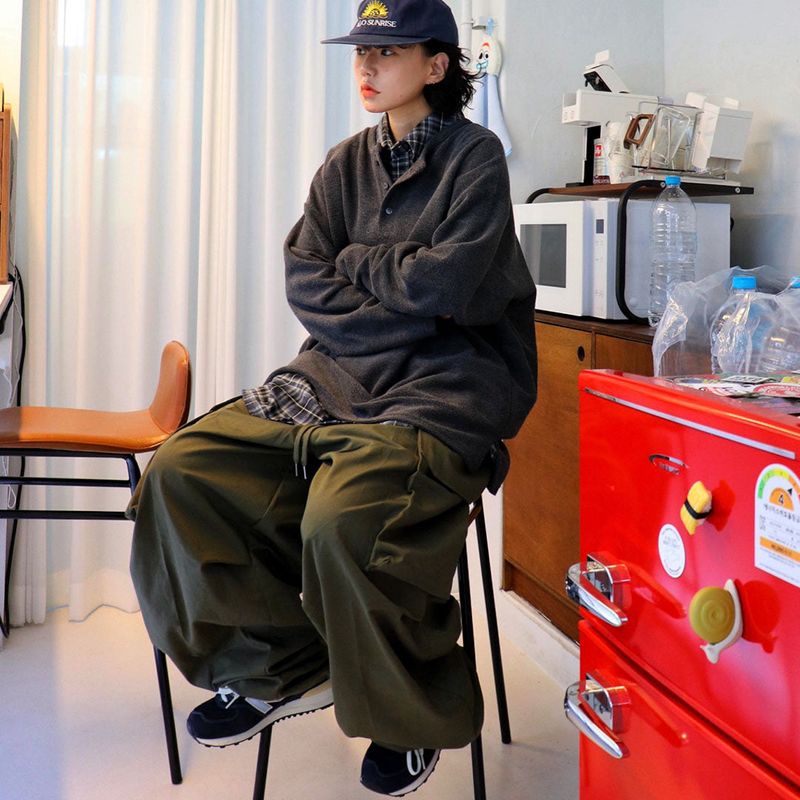 Big Pocket Cotton Balloon Pants