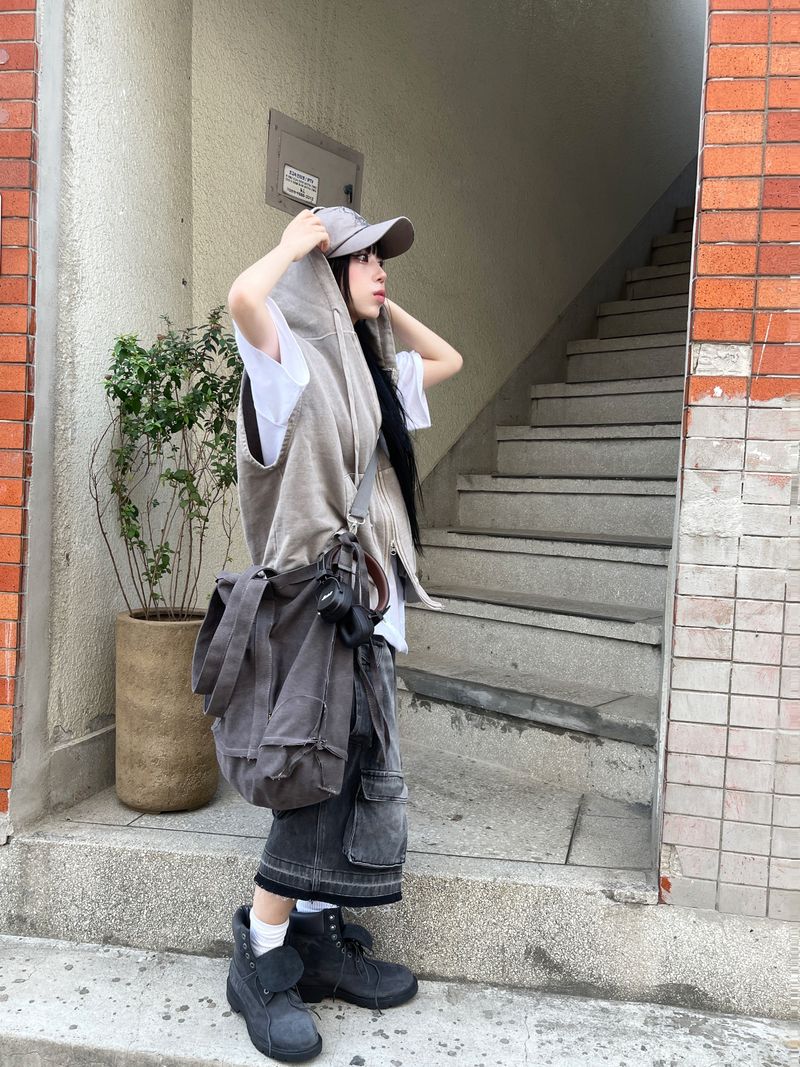 Origin Vintage Cargo Denim Bermuda Pants