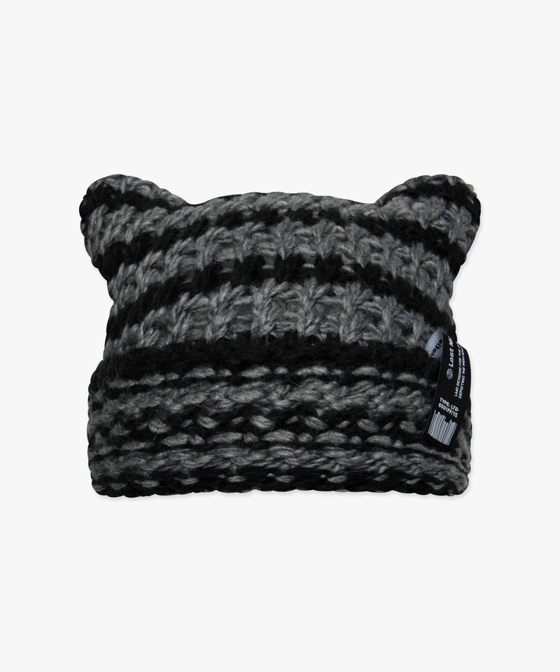 LMC（エルエムシー）の「CROCHET SQUARE BEANIE charcoal（Hats）」