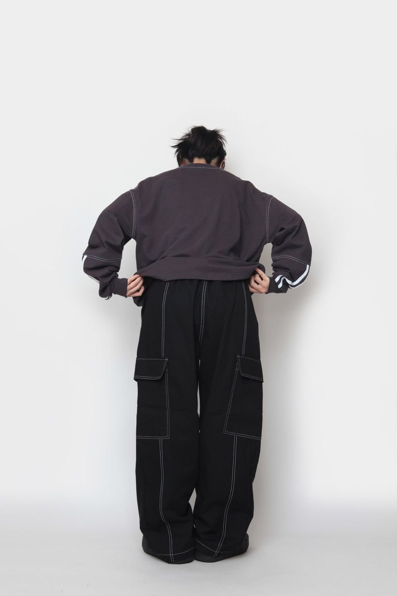 cut stitch cargo pants