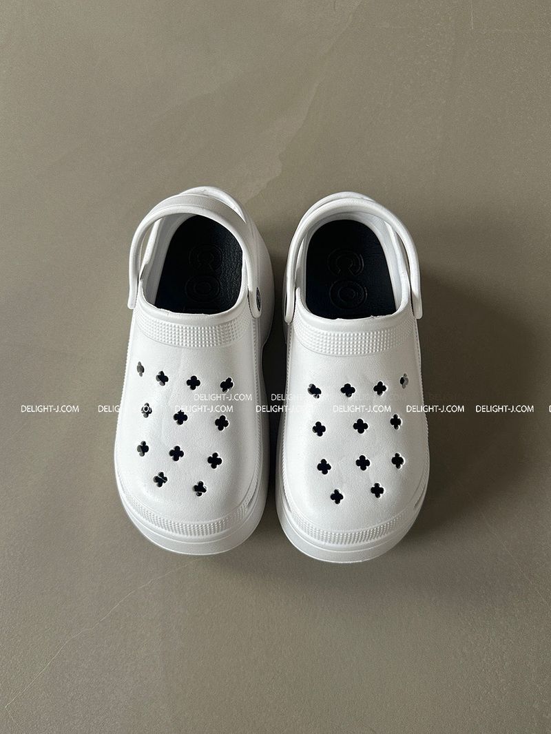 Platform Shin-Koo Log Tongue Slippers