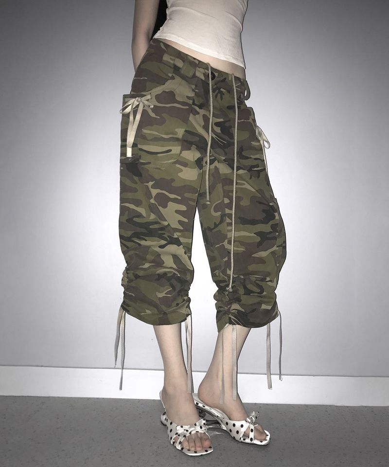 カモ カプリ パンツ(2colors)