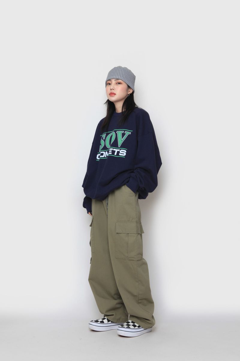 Bio-Washing Cargo Pants