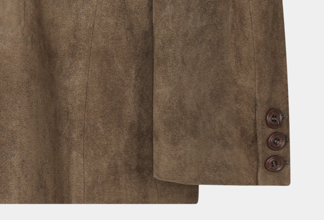 Look Hour Vintage Suede Overfit Blazer Jacket