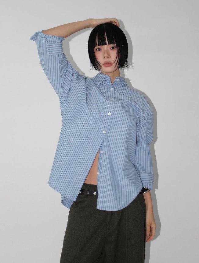 PALE STRIPE SHIRT