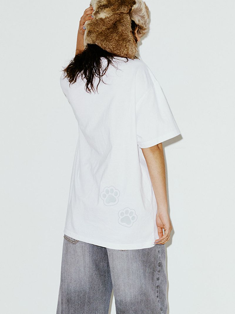 GENIUS PUPPY TEE WHITE