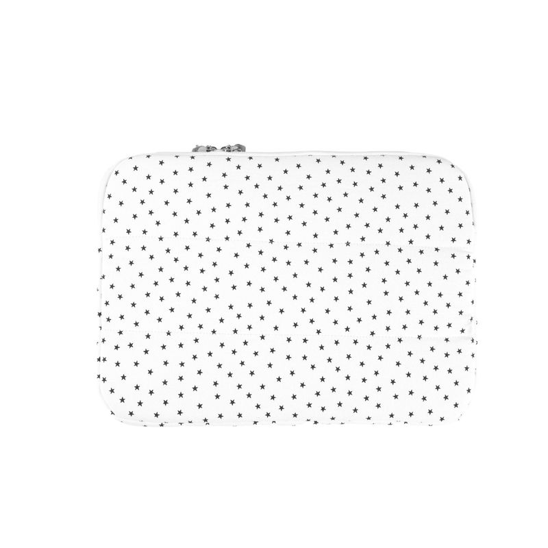 Star Chain Notebook Pouch_cotton white
