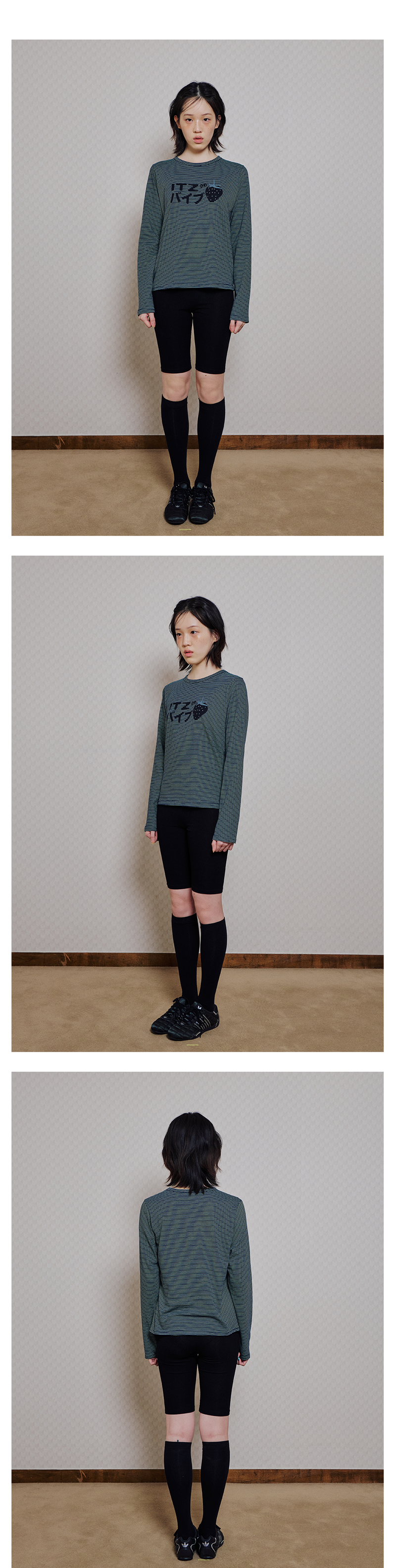 STRAWBERRY LOGO LONG SLIM SLEEVE