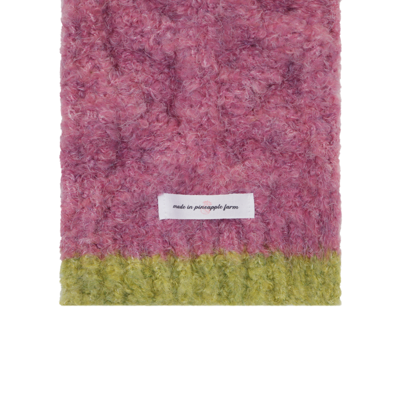 COLORED FLUFFY MUFFLER