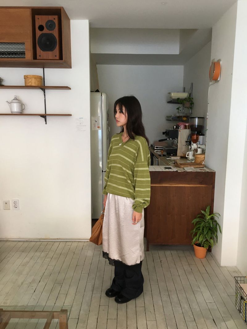 ダーリンシルキーレーススカート (3color)