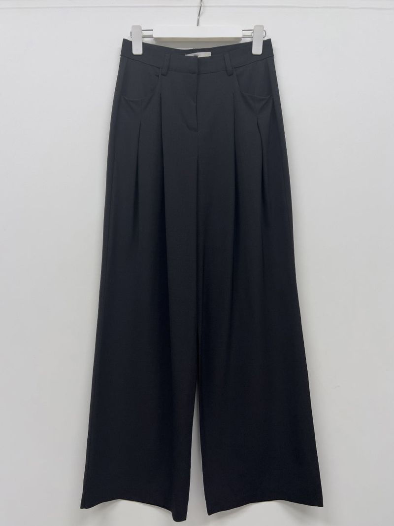 [Summer ver.] Launer Pocket Two-Tuck Wide Slacks