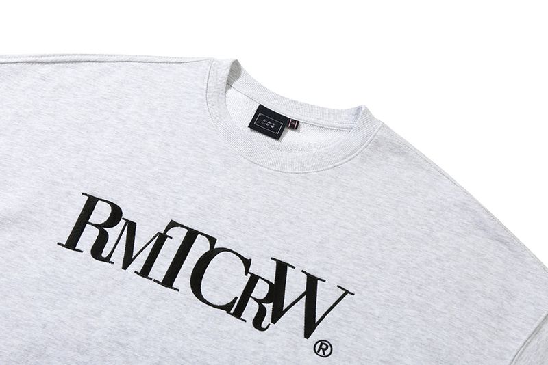RECENT LOGO SWEAT SHIRT_LIGHT GREY