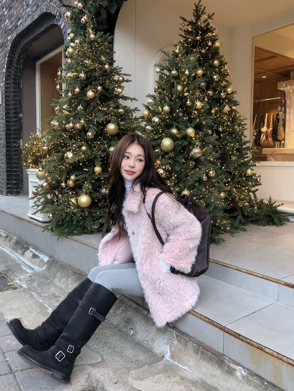 #Beautiful Fur Middle Jacket (4color)