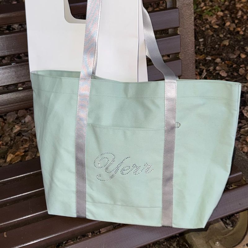 I SAY YERR（アイ セイ イェール）の「イェル コットンバッグ (mint)（バッグ）」