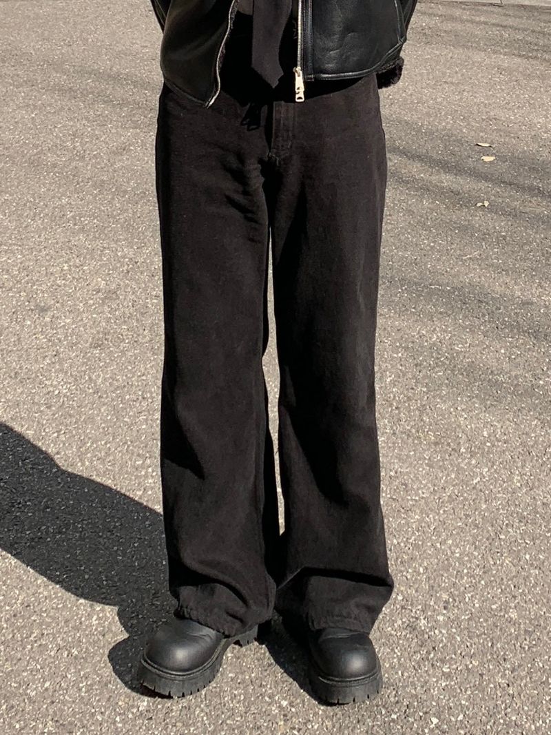 Mensfloor(メンズフロア)の「Beloa Peach Cotton Semi-wide Pants(Pants)」