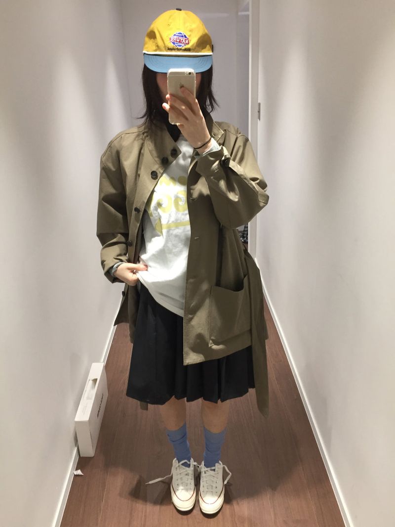 YWD PLEATS SKIRT + BELT (2color)