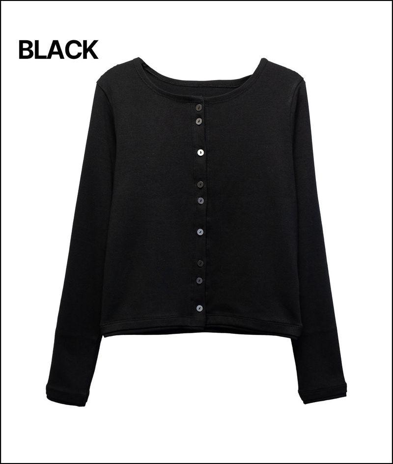 Birett button cotton cardigan