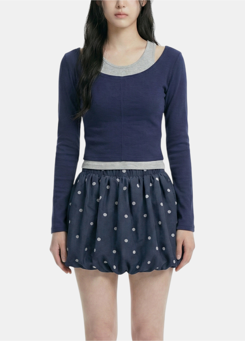 Marina Dot Balloon Skirt