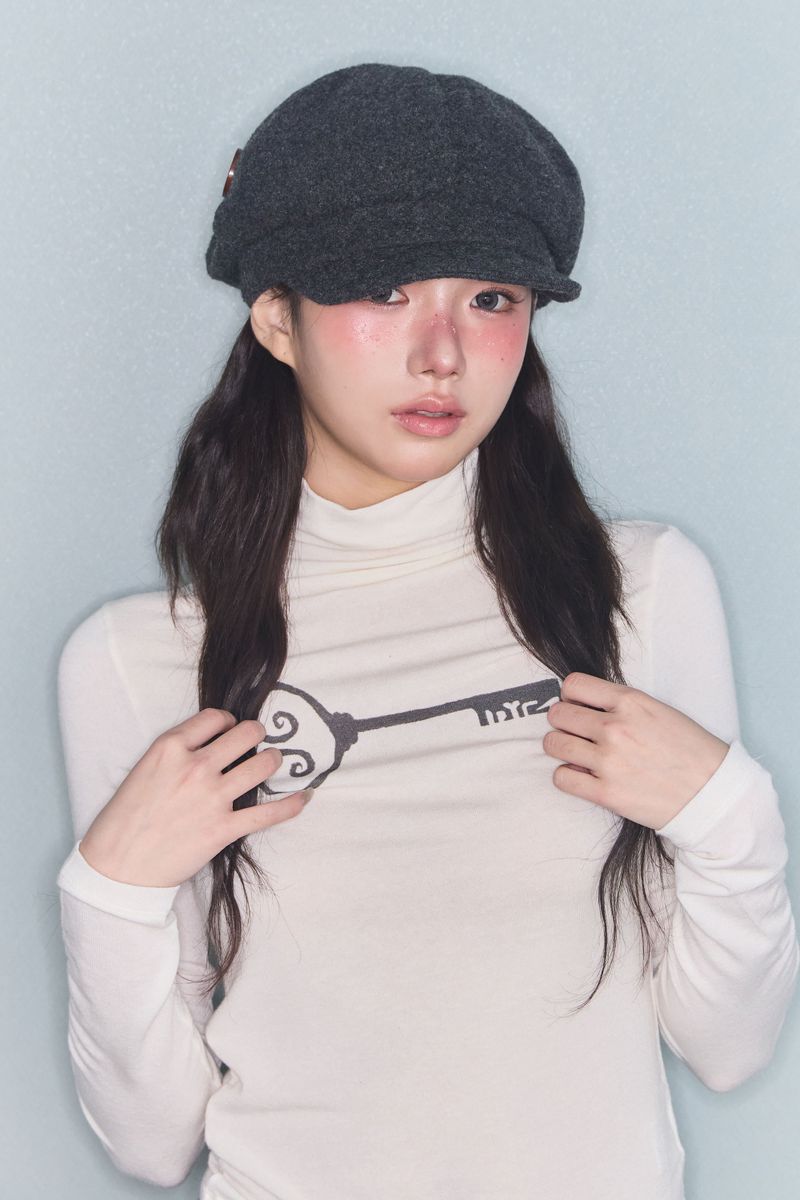 MIRE KEY WOOL HIGH NECK T IVORY