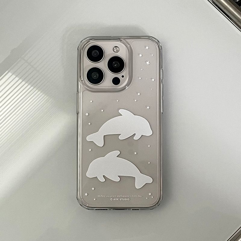 [MADE] lucky dolphin jelly hard case