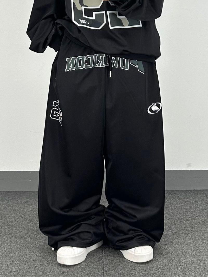 25 lettering jersey pants