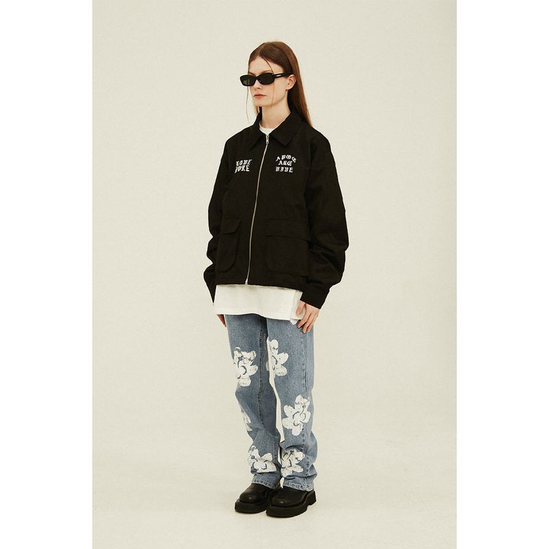 Love & Fake Field Jacket_Black