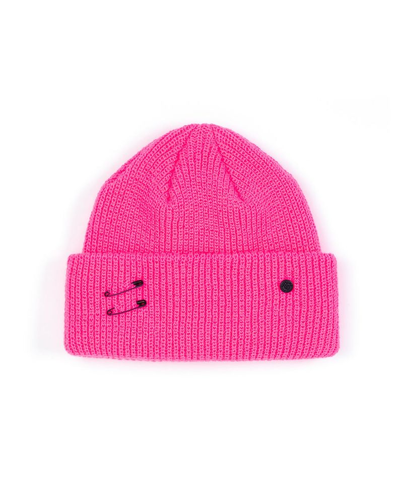 BLACKBLOND(ブラックブロンド)の「BBD Signature Custom Short Beanie (Pink)(Hats)」