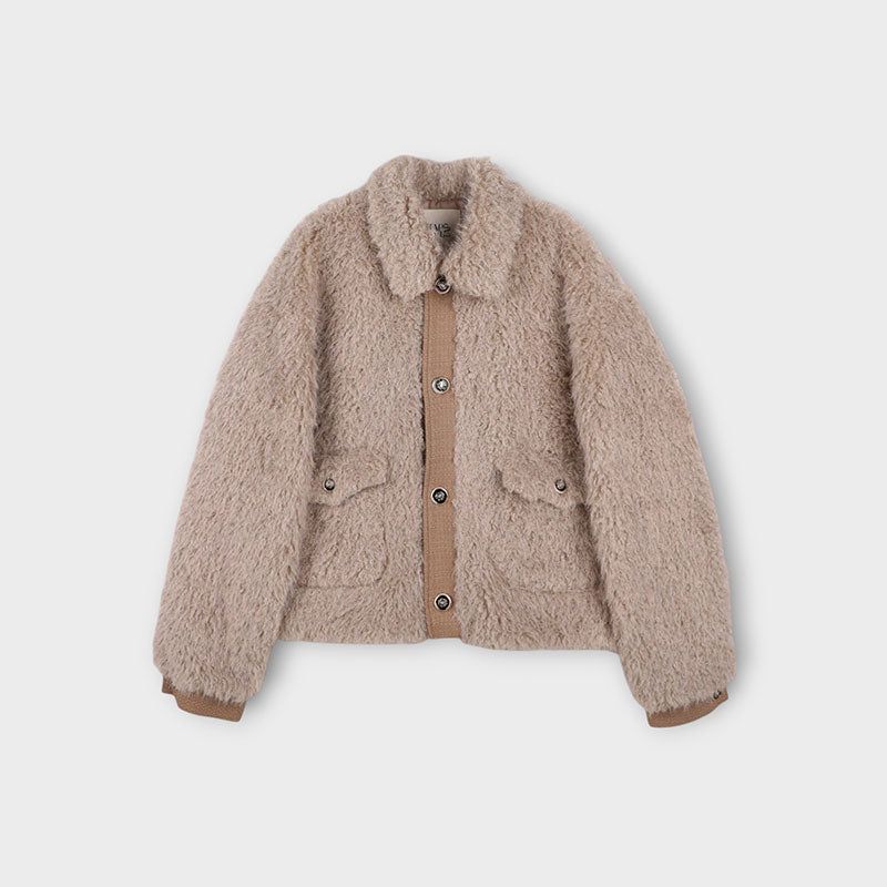 3 TAP Schnauzer Fur Tweed Jacket (2color)