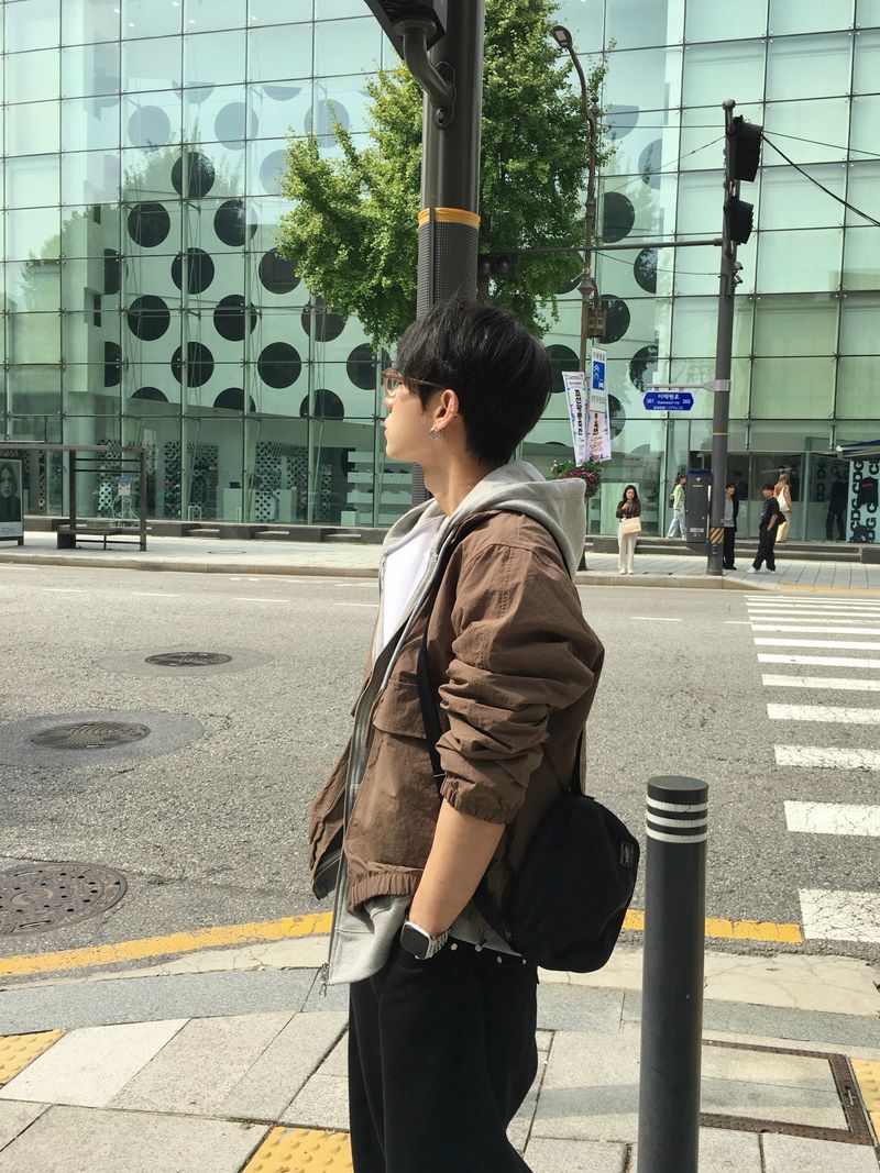 Uchi High Neck Windbreaker 4C