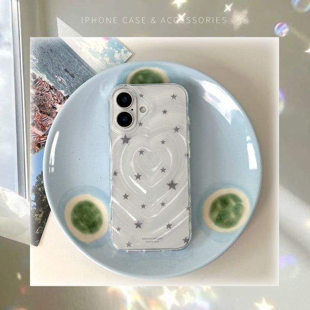 Nineteenfriday（ナインティーンフライデー）の「スターライト3DハートiPhoneケース（スマホグッズ/小物）」