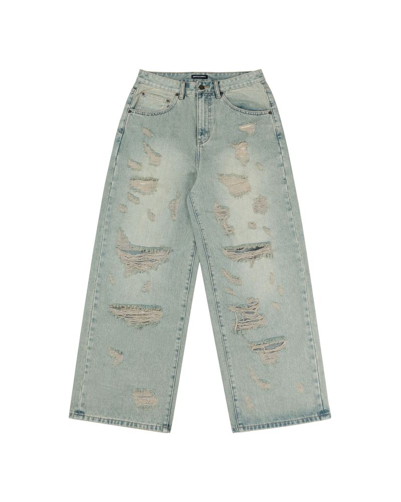 DirtyCoins(ダーティーコインズ)の「Denim Pants Baggy Destroy - Blue Wash(Pants)」